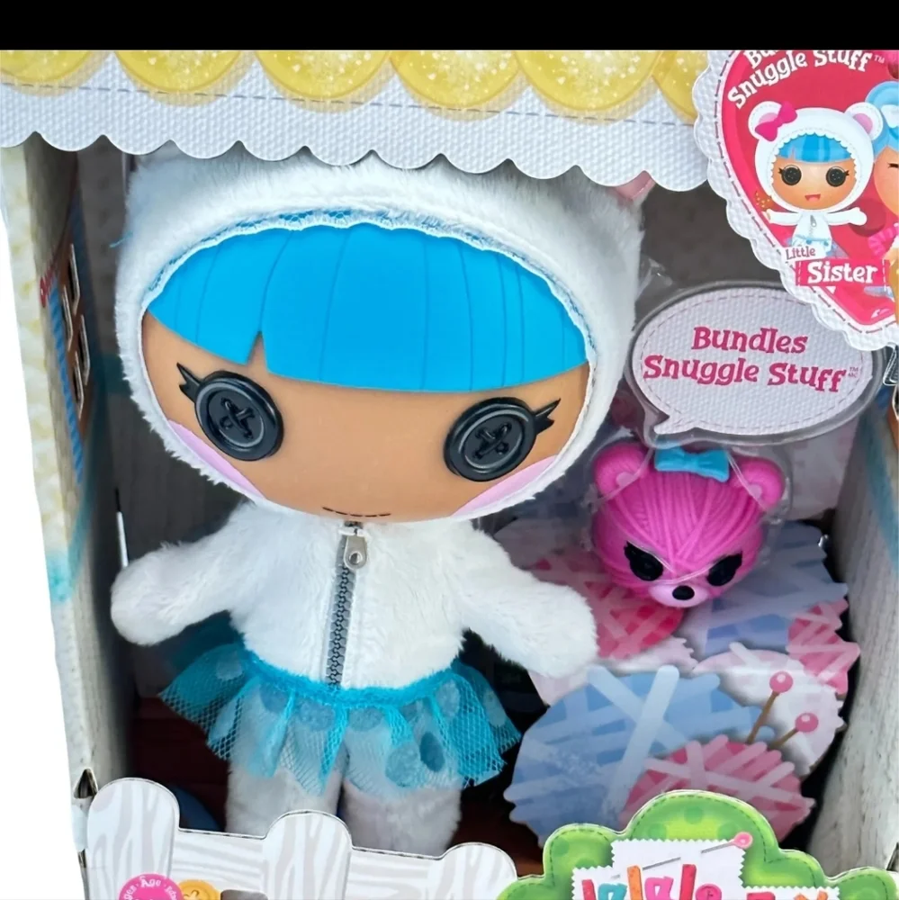 Lalaloopsy Littles  7" Winter Doll Bundle Snuggle Stuff With Pet Yarn Ba… - Picture 7 of 12